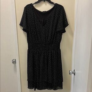 Torrid Black Polka Dot Dress